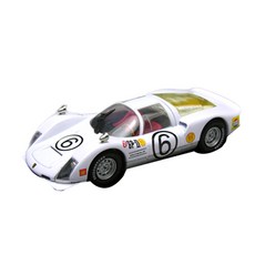 EBBRO 1/43 PORSCHE 906 1967 JAPAN Geand Prix 6번 자동차 다이캐스트 EB433710WH, 혼합 색상, 1개