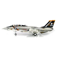 愛好大師1/72 F-14A TOMCAT美國海軍VF-84 JOLLY ROGERS HM407376GY 飛機壓鑄, 混色