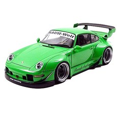 AUTOART複製品RWB 993 綠色/槍灰色輪子 模型 AA781519GR, 混色