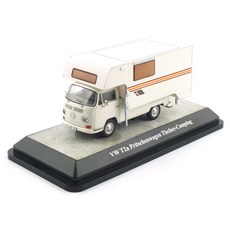 PREMIUM CLASSIXXS 레프리카 1/43 Volkswagen T2a Camping 모형 자동차 (PC071651WH), 혼합 색상, 1개
