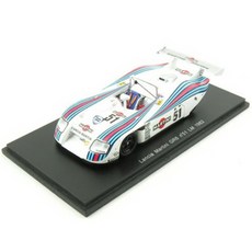 SPARK 레프리카 1/43 LANCIA MARTINI GR6 51 LM 1982 모형 자동차 (SP906625DE), 혼합 색상, 1개