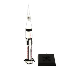 DRAGON 1/400 APOLLO 7 SATURN IB DR562425WH 우주선 모형 달착륙선 비행기 다이캐스트, 혼합 색상, 1개