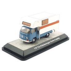 優質復古模型1/43 Volkswagen T2a露營車模型汽車(PC071644BL), 混色