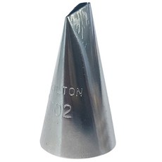 윌튼 베이킹용 102호팁 모양 깍지 꽃잎 소, 1개