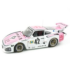 TRUE SCALE複製品 PORSCHE 935 K3 1980 Le Mans 42模型車, 混色