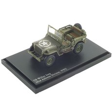 Hobby Master 1/48 US Willys Jeep 101st空降師二戰 HM406065KH 飛機壓鑄, 混色
