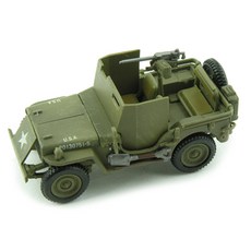 HOBBY MASTER 1/72 US Jeep Willy MB w/armour shields WWII Europe HM384422KH 飛機壓鑄模型, 混色