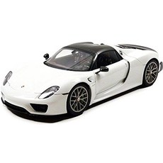 AUTOART複製品PORSCHE 918 SPYDER GLOSSY WHITE壓鑄AA779264WH, 混色