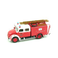 MINICHAMPS 1/43 MAGIRUS-DEUTZ MERKUR A TLF 16 FEUERWEHR DORTMUND消防車壓鑄模型 MC071438RE, 混色