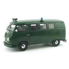 SUNSTAR複刻版1/12 VOLKSWAGEN POLICE VAN 1956壓鑄模型 SU050821PO, 混色