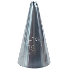 윌튼 베이킹용 16호팁 모양 깍지 별 소, 1개