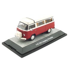 優質複製品1/43 VOLKSWAGEN T2b露營車Westfalia模型車, 混色