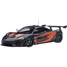 AUTOART複製品McLAREN P1 GTR DARK GREY METALLIC/ORANGE ACCENTS壓鑄 AA815436BK, 混色