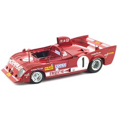 AUTOART複製品ALFA ROMEO 33 TT 12 1975 No.1壓鑄 AA875058RE, 混色