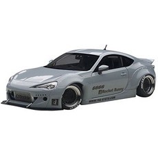 AUTOART複製品ROCKET BUNNY TOYOTA 86 CONCRETE GREY/BLACK WHEELS壓鑄模型AA787597GY, 混色