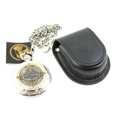 FRANKLINMINT哈雷戴維森口袋手錶Badge of Honor系列鑄造模型 FRB20C333AC, 混色