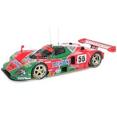 AUTOART複製品MAZDA 787B LEMANS WINNER 1991 #55 20週年紀念限量版壓鑄AA891416DE, 混色