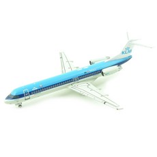 JCWINGS 1/400 FOKKER 100 KLM-Royal Dutch Airline JCW214091BL 여객기 다이캐스트, 혼합 색상, 1개