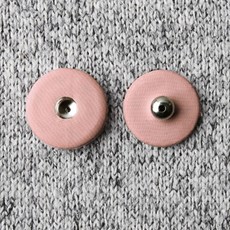 包布按扣 2入組 25mm, 粉紅色, 15套