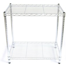 Korak Korea 25mm工業用金屬層架 2層 450*750*750mm, 銀色