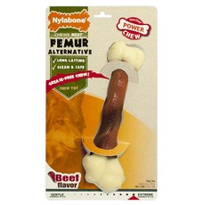 닐라본 큰 동물 뼈 비프맛 강아지 장난감, 혼합 색상, 1개