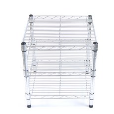 Korak Korea 25mm工業用金屬層架 3層 450*450*450mm, 銀