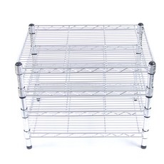 Korac Korea 25mm工業用金屬層架 4層 450*600*600mm, 銀