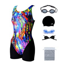 AQUATICA 女款連身泳衣 AQA69247 泳具 6款組