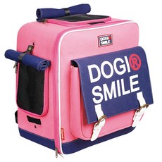 도기스마일 럭셔리 백팩, 핑크, 1개