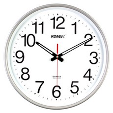 COMMAX 153 靜音掛鐘, 銀色