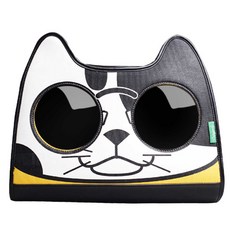 Catysmile 貓咪造型寵物外出後背包, 黃色