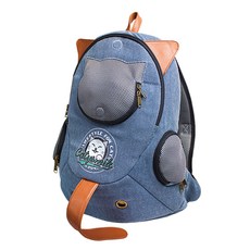 Catysmile 寵物貓角色背包, 藍色