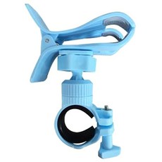 自行車夾式自行車手機支架, 藍色, 1個