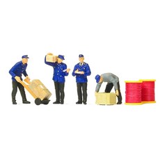 PREISER 複製品 1/87 送貨員公仔套組 PRS105789FG, 1套