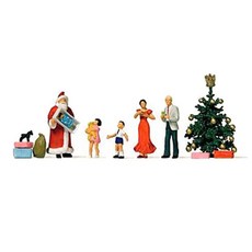 PREISER 複製品 1/87 聖誕快樂人偶套組 PRS106526FG, 1套