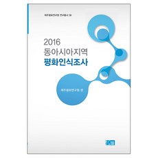 동아시아지역 평화인식조사(2016), 오름, 제주평화연구원 편