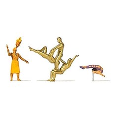 PREISER 複製品 1/87 馬戲團公仔套組 PRS202662FG, 1套