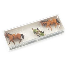 PREISER 複製品 1/87 警察騎兵人偶套組 PRS103907FG, 1套