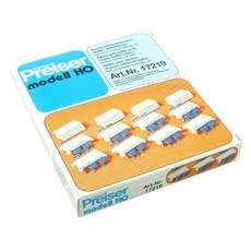 PREISER 複製品 1/87 桌椅自助餐桌未上漆微型公仔套組 PRS172194FG, 1套