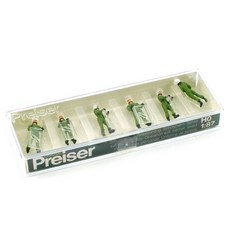 防暴警察人物模型 PRS103952FG 6入組, 1套