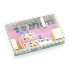 PREISER 複製品 1/87 服裝店山水畫人體模型微型公仔 4p 套組 PRS106281FG, 1套