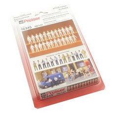 PREISER 複製品 1/87 人制服未上漆人偶套組 PRS16345FG, 1套