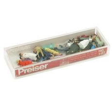 PREISER 複製品 1/87 婚禮套組彩繪微型公仔 24p 套組 PRS144153FG, 1套