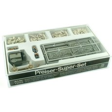 PREISER 複製品 1/87 綿羊牧場牧羊犬牧羊人公仔 84p 套組 PRS130033FG, 1套