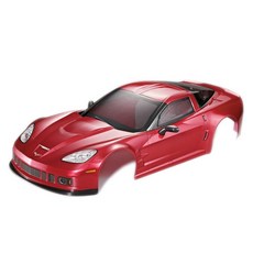 複製品 1/7 Corvette GT2 賽車噴漆車身套組 RC 零件 KIL480845, 混色, 1套