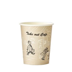 현대제지 테이크아웃 종이컵 10oz, 100개