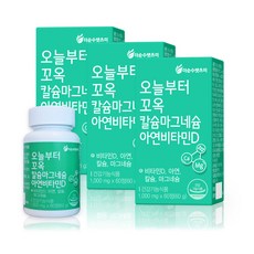 더순수렛츠미 오늘부터 꼬옥 칼슘 마그네슘 아연 비타민D, 60정, 3개