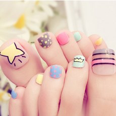 圖案美甲貼 24入, 10 型, 2套