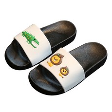 THE ZAKKA 男款可愛動物立體拖鞋 白色, 1個