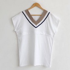 마미누리 F V넥 반팔 수유티